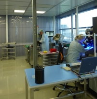 Cleanroom laser welding 