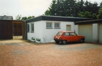 Hall and covered courtyard, summer 1992